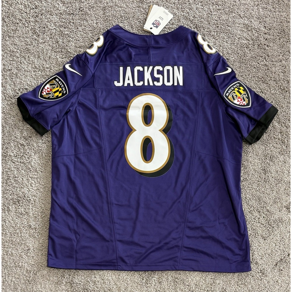 Lamar Jackson Baltimore Ravens Nike Vapor F.U.S.E. Limited Jersey Mens Size 3XL